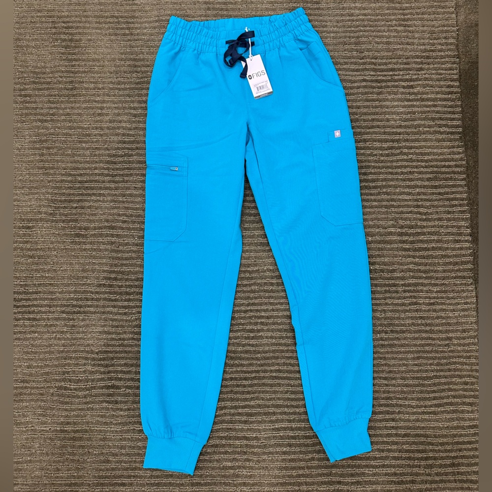 Figs Teal joggers NWT size xxs